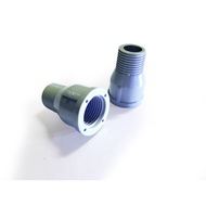 PVC Acetal MF Socket/ Penyambung Paip Socket PVC Gigi Dalam Luar/ PVC Pipe Fitting MF Socket (15 mm)