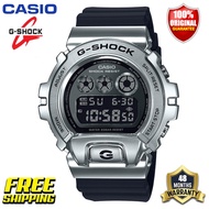 Original G-Shock GM6900 Men Sport Watch Japan Quartz Movement 200M Water Resistant Shockproof and Waterproof World Time LED Auto Light Man Boy Sports Wrist Watches with 4 Year Warranty GM-6900-1 (Ready Stock)