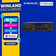 Kevler by Winland GX7 PRO High Power Videoke Amplifier GX-7 Pro 800W x 2 Mic Echo Function 2 Mic Inp