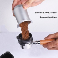 [hot]♈✆  870/875/808 Dosing Cup 53mm Sniffing Feeder Espresso Machine Portafilter Tamper