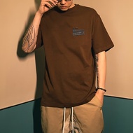 Cotton Men Tshirt 59/2000 2024 new short-sleeved T-shirt mens INS hip-hop Fashion Europe and the Uni