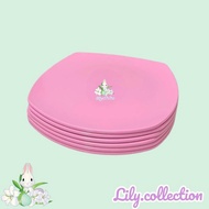 12pcs CEPER MELAMIN PLATES / DOZENS OF LUXURY BEAUTIFUL PLATES / 12 PCS SQUARE MELAMIN PLATES / 1 DO