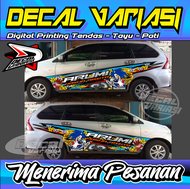 Stiker Body Samping Mobil Xenia 2012-Stiker Variasi-Stiker Decal Printing-Stiker Bebas Request