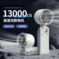 portable fan N607 High-Speed Handheld Small Fan usb Mini Portable Foldable Hanging Neck Violent Turb