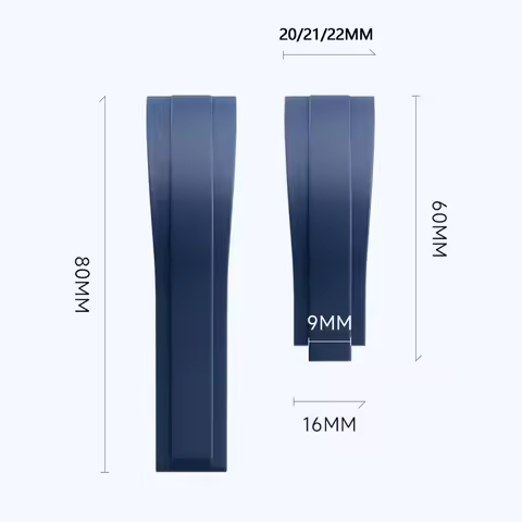 High quality Rubber Watch Strap For Rolex Daytona Tudor Black bay Omega Longines Watchband 20mm 21mm