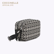 COCCINELLE กระเป๋าสะพายผู้หญิง รุ่น GLEEN MONOGRAM CROSSBODY BAG 150201 สี MULTI.NOIR/NOIR