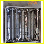 ❆ ◮ ▩ LOUVER HOUSING WHIT T8 LED TUBE LIGHT LED Ceiling Grille Lamp OFFICE LIGHTING