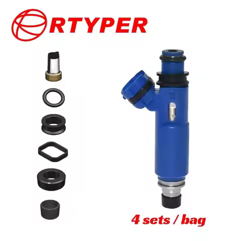4Sets Fuel Injector Repair Kits Filter Oring Cap For Mazda MX-5 MK 1.6L RX-8 1.3 Daihatsu B5C9-13-25