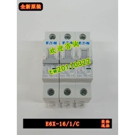 [Physical Photo] Ready Stock Inventory E6X-16/1/C Eton ETN/Muller Miniature Circuit Breaker