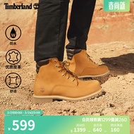 添柏岚（Timberland）官方踢不烂男鞋大黄靴马丁靴户外|37578 37578M/小麦色 43.5 鞋内长：27.5cm