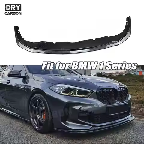 Front Bumper Lip Chin Spoiler Bodykits Guard Accessories Car Tuning For BMW 1 Series F40 M Sport 118