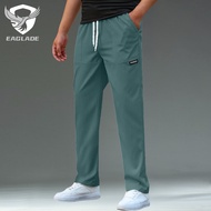 EAGLADE Jogging Sweat Jogger Pants for Men Baggy Tracksuit Man Trousers Stretchable in Navy Blue E05