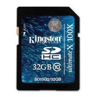 &amp;lt;SUNLINK&amp;gt;Kingston 金士頓 32G 32GB SDHC Ultimate X Class10 SD 記憶卡 20MB/s