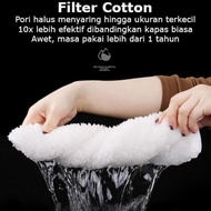 READY FILTER COTTON MAGIC CARPET MEDIA FILTER SARINGAN AIR AKUARIUM