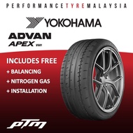 17 18 19 inch Yokohama ADVAN Apex V601 Tyre (FREE INSTALLATION/DELIVERY) Tayar Tire
