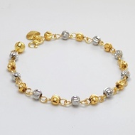 Gold Plated Women Bracelet Rantai Tangan Perempuan Gelang Tangan Emas Korea [5MM]