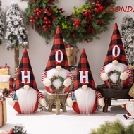 ALISONDZ Gnome Faceless Doll Ornaments, Merry Christmas Happy New Year Alphabet Standing Gnome, Port