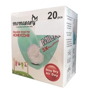 Mamababy Disposable Honeycomb Breast Pad (20 pcs) pad pakai buang