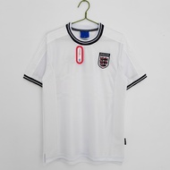 Retro England Home And Away Football Jersey No. 10 Owen No. 7 Beckham Short-sleeved Long-sleeved Ret