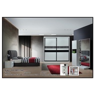 🔥100% Melamine 🔥Almari Baju TH Wardrobe 5 / 6 X 8FT TH1005