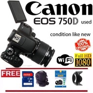 Canon 750D kit (Used)