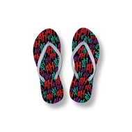 Hahaha Pattern Girls' Flip Flops