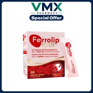 【On Sale】 Ferrolip FORTE Iron Supplement Complex Vitamin Supplement Lemon Flavor Improve anemia Iron