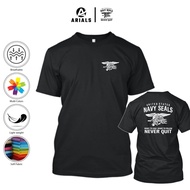 Arials Kaos Baju Us United States Navy Seals Ready To Lead Ready To Follow Never Quit
