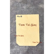 Paper bag 13x18 - Thin gold