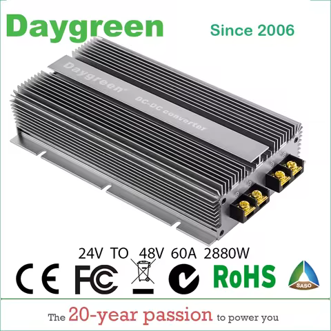 3 YEARS WARRANTY 24V TO 48V 60A STEP UP DC DC CONVERTER PROMOTION 24VDC TO 48V DC 60 AMP 2880Watt Da