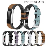 Genuine Leather +TPU Replacement Wrist Band For Fitbit Alta /alta hr Watchbands Band bracelet