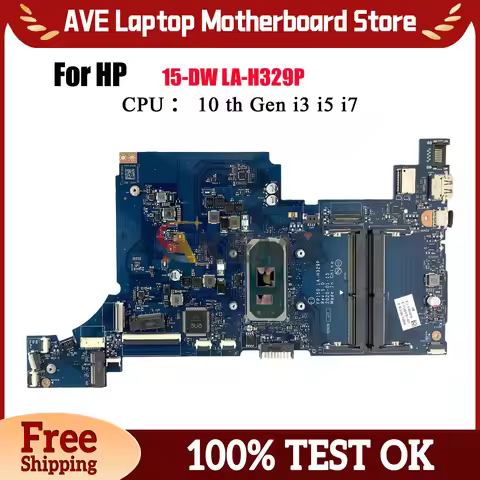 LA-H329P For HP 15-DW 250 G8 Laptop Motherboard L86470-601 L51985-601 With i3 i5 i7 10th Gen CPU DDR