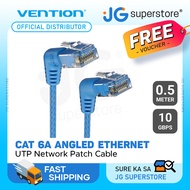 Vention 0.5m / 1m / 1.5m / 2m / 3m / 5m Cat6A UTP Patch Angled Ethernet LAN Cable 10Gbps High-Speed 