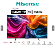 Hisense Tv 65E6Q 65-Inch Tv 4K Ultra Hd Smart Tv Voice Control   Clearance GRADE B