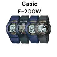 Casio Digital F-200W Unisex Children's Watch Rubber Strap