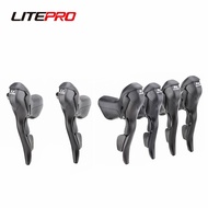 Litepro MICRONEW 700C Road Bike 3*7 Shifter Set Double 7Speed 7s 8s 9s 10s 11S Brake Levers Bicycle 