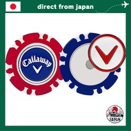 Callaway Golf Marker Magnet Casino Chip Marker Set of 2 Red Blue