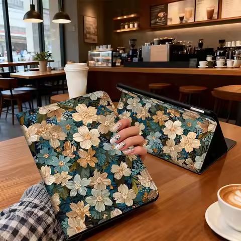 Camellia Flower Art Elegant For Xiaoxin Lenovo Pad Tab K10 K11 M10 P12 P11 Pro GT Gen2 Plus Legion Y