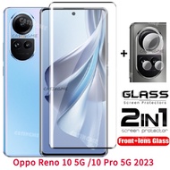 2023 Oppo Reno ฟิล์ม12 11 10 5G 2 In 1ปกป้องหน้าจอสำหรับ Oppo Reno 10 9 10Pro Reno10โปร Reno10Pro 10