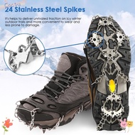 CACTU Ice Shoes Spike Shoe Cover Hikin Winter Crampons Mountaineering Crampons