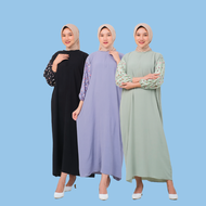 Paket usaha daster gamis paula crinkle airflow 3 pcs