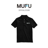 MUFU เสื้อโปโล Polo T-shirt สีดำ