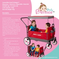 [SG SELLER] Radio Flyer Wagon Convertible Stroll 'N Wagon ™