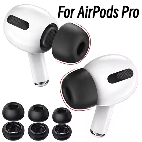 1-3Pairs for AirPodsPro Memory Foam Ear Tip Noise Reduction Earplug Protective Sleeve For Apple Air 