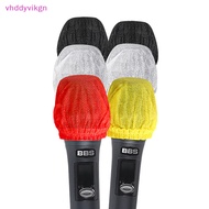 VHDD 1 Pair Odor Removal Disposable Non-woven Windscreen Protective Mic Pad For KTV Karaoke Supplies Microphone Hygiene Cover SG