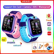 【Free Toy】Kids Smart Watch Waterproof GPS/LBS Tracker Touch Screen SOS Anti-Lost Children Jam Phone Call Support SIM