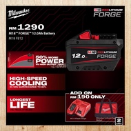 MILWAUKEE M18 RED LITHIUM FORGE 12.0Ah BATTERY M18 FB12 ASIA