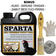 SPARTA Pembersih Pantat PANCI Pembersih Panci Pembersih Wajan Ampuh Berkualitas dan Banyak Bonusnya