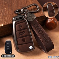 Zinc alloy Car Key Case Cover For Audi A3 A4 A5 B9 A6 A7 4K A8 Q3 Q4 Q5 Q8 C8 D5 SQ8 Protector Fob K