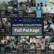 22 Type Lightroom Preset Desktop Mobile Full Collection (PR/AE/PS/LR/FCPX/DaVinci Resolve)